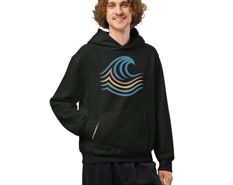 Rainbow Wave Hoodie – Tidebound Collection