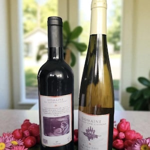 Personalized Wine Bottle Pregnancy Announcement Label - PDF Format
