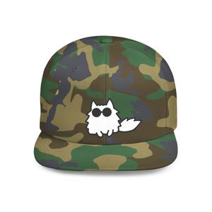 Gojo Cat Meme Snapback Hat: Anime Streetwear Cap