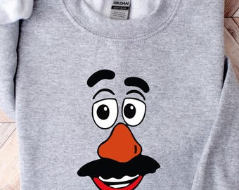 Mr Potato Head Sweatshirt Cute Thanksgiving Couple Tee Funny Fall Matching Family Sweatshirt Autumn Holiday Outfit Gift Mr and Mrs Potato