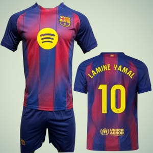 Barcelona Lamine Yamal #10 2025-26 Soccer uniform