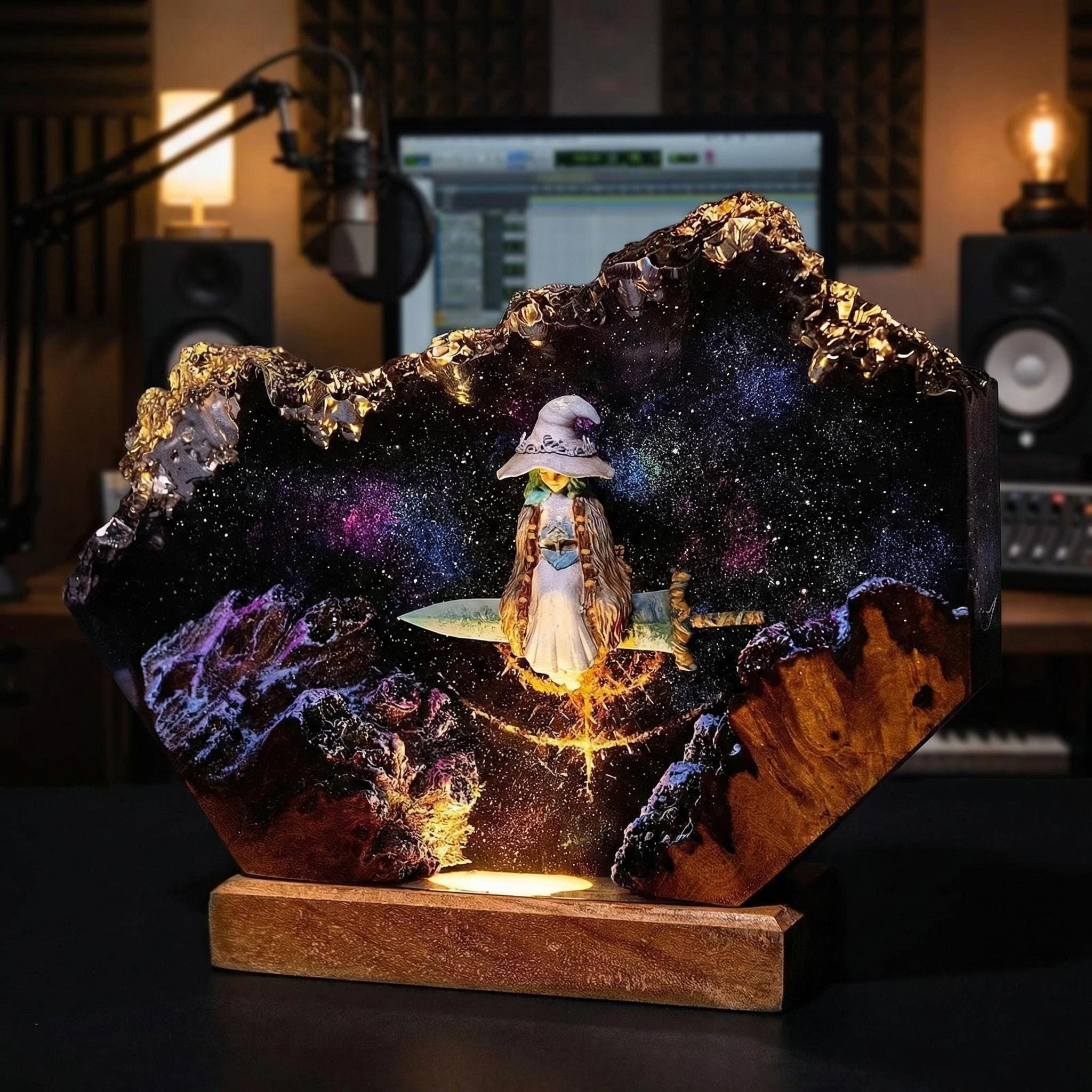 Elden Ring Resin Lamp - Etsy