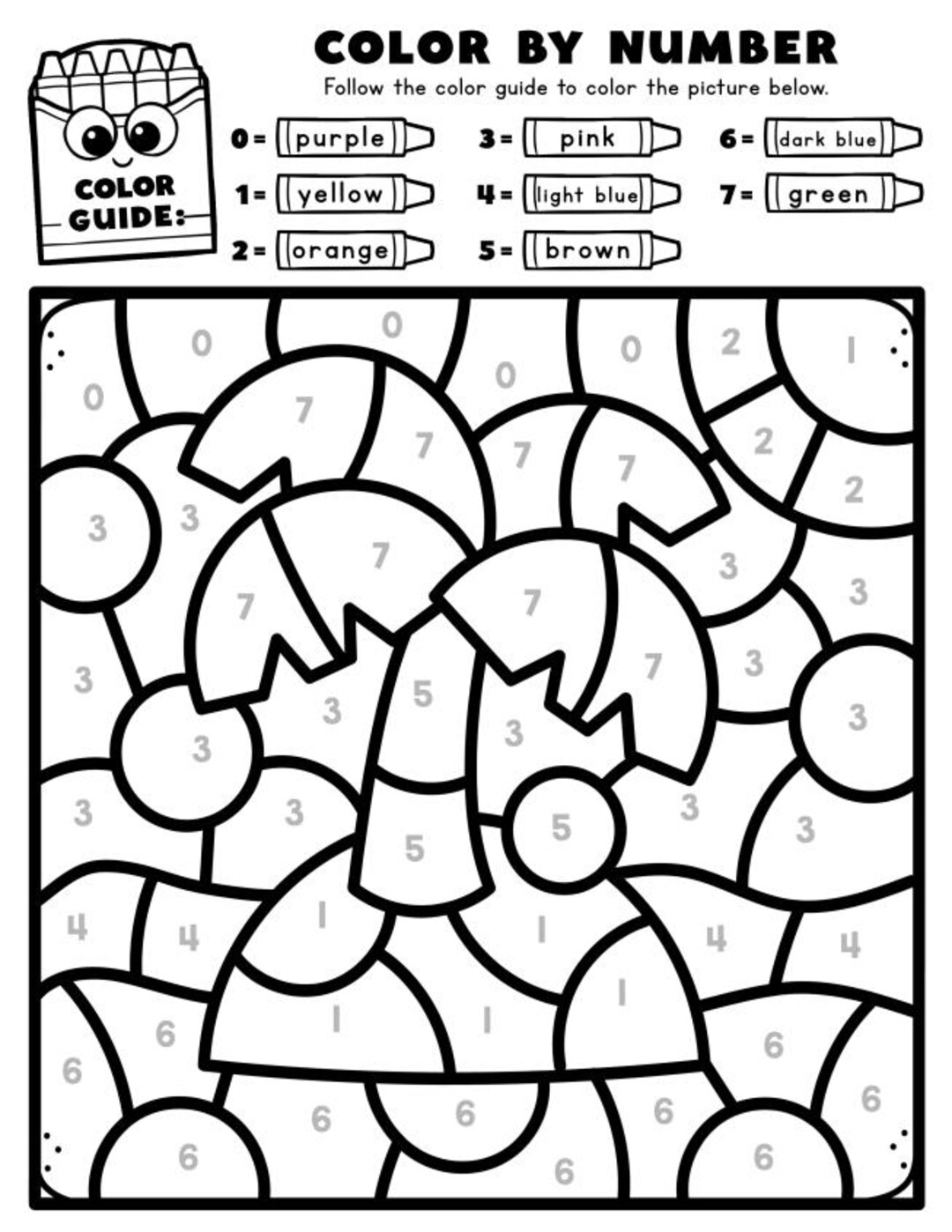 Color by Number & Math Operations Activity Pack - Etsy