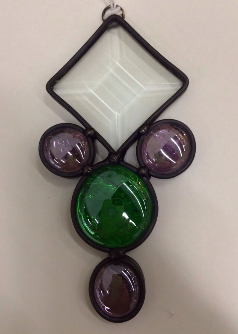 Stained Glass Ornament Etsy