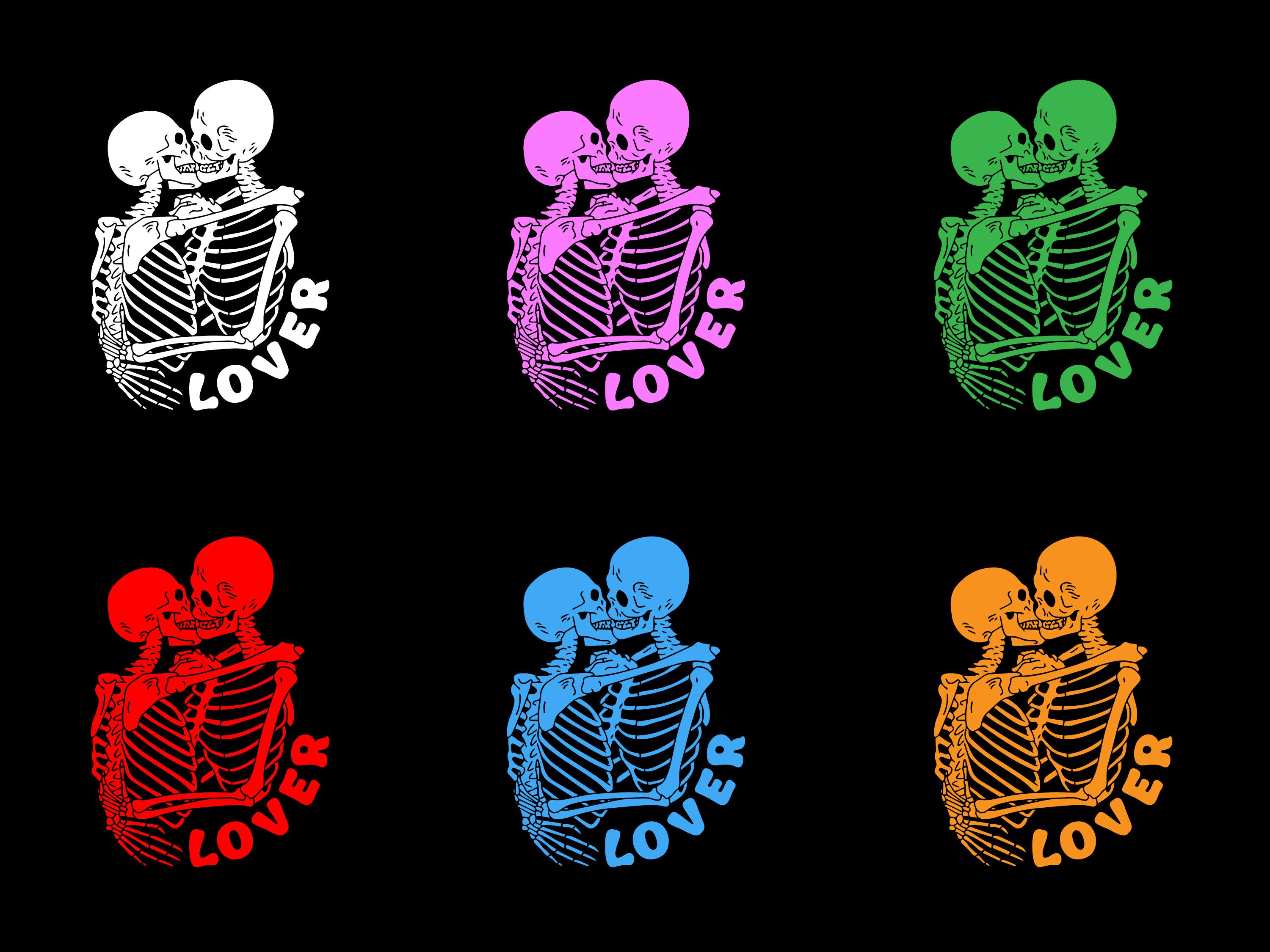 Gothic Skeleton Couple SVG | Dark Romance Cut File (digital Download ...