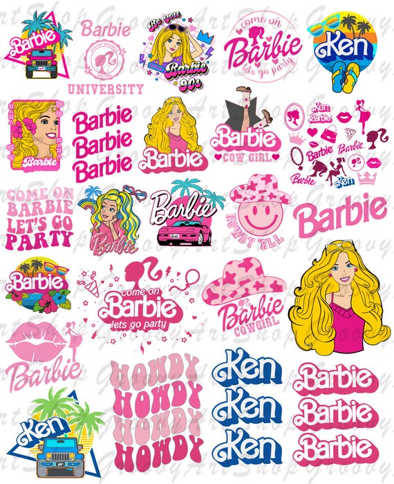 Barbie Movie SVG Bundle, Cricut, Sticker Files (Digital Download)