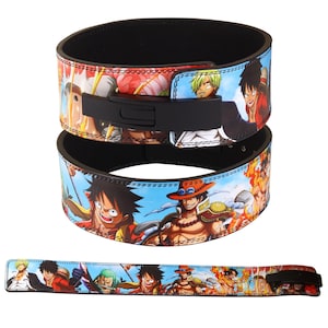 Luffy one piece Anime Powerlifting Lever Belt | one piece Anime gym Belt | lever lifting belt| Powerlifting anime gym belt |Luffy Lever Belt