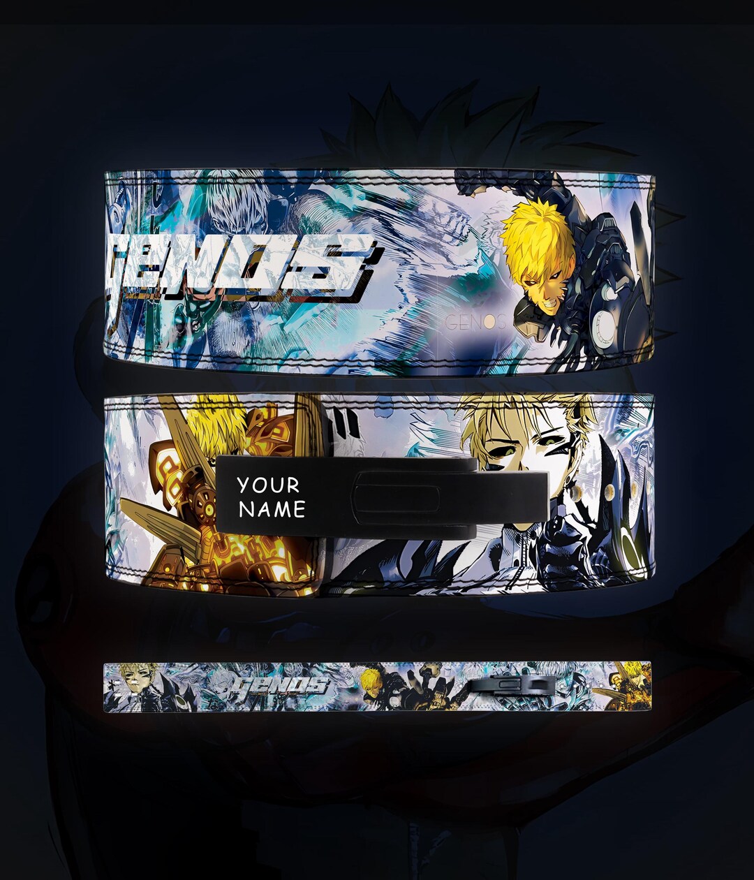 Genos One Punch Man Anime Lever Belt | One Punch Man Anime Belt | Lever ...