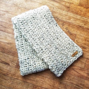 Crochet Scarf, Handmade Chunky Crochet Scarf