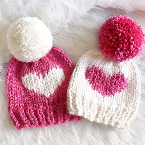 Heart Beanie Etsy