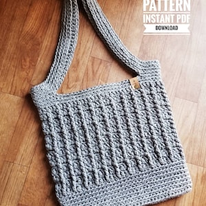 Crochet Market Bag Pattern, Market Bag PDF Download