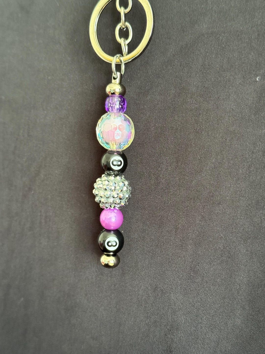 8 Ball Keychain - Etsy