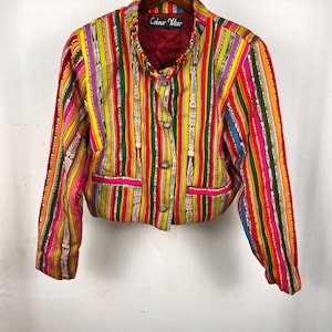 Vintage Colorful Blazer Size M