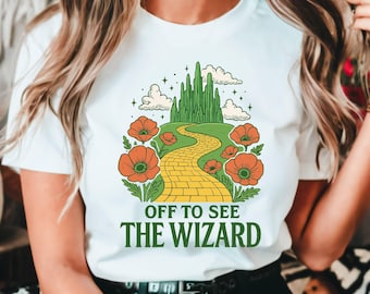 Retro Yellow Brick Road Shirt Vintage Emerald City Inspired Tee Magical Fairy Tale Adventure Top Cozy Witchy Aesthetic Shirt