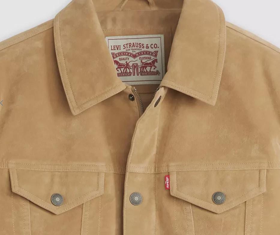 近*う様 短丈◎ 60s~ Levi's 3rd Suede Leather J 近*う様 短丈◎ 60s~ Levi's 3rd Suede Leather J - メルカリ