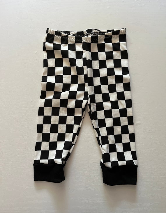 Girls checkered pants best sale