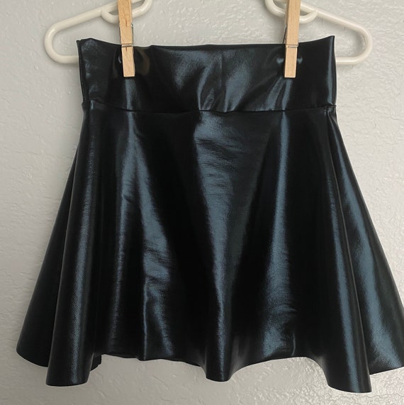 & OTHER STORIES High Waisted Leather Skirt in Black | Endource