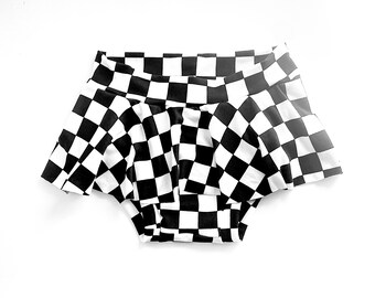 Checkered Skirted Bummies Baby Toddler 0 3 6 9 12 18 24 months 2T girls Black and White checkers checkered flag