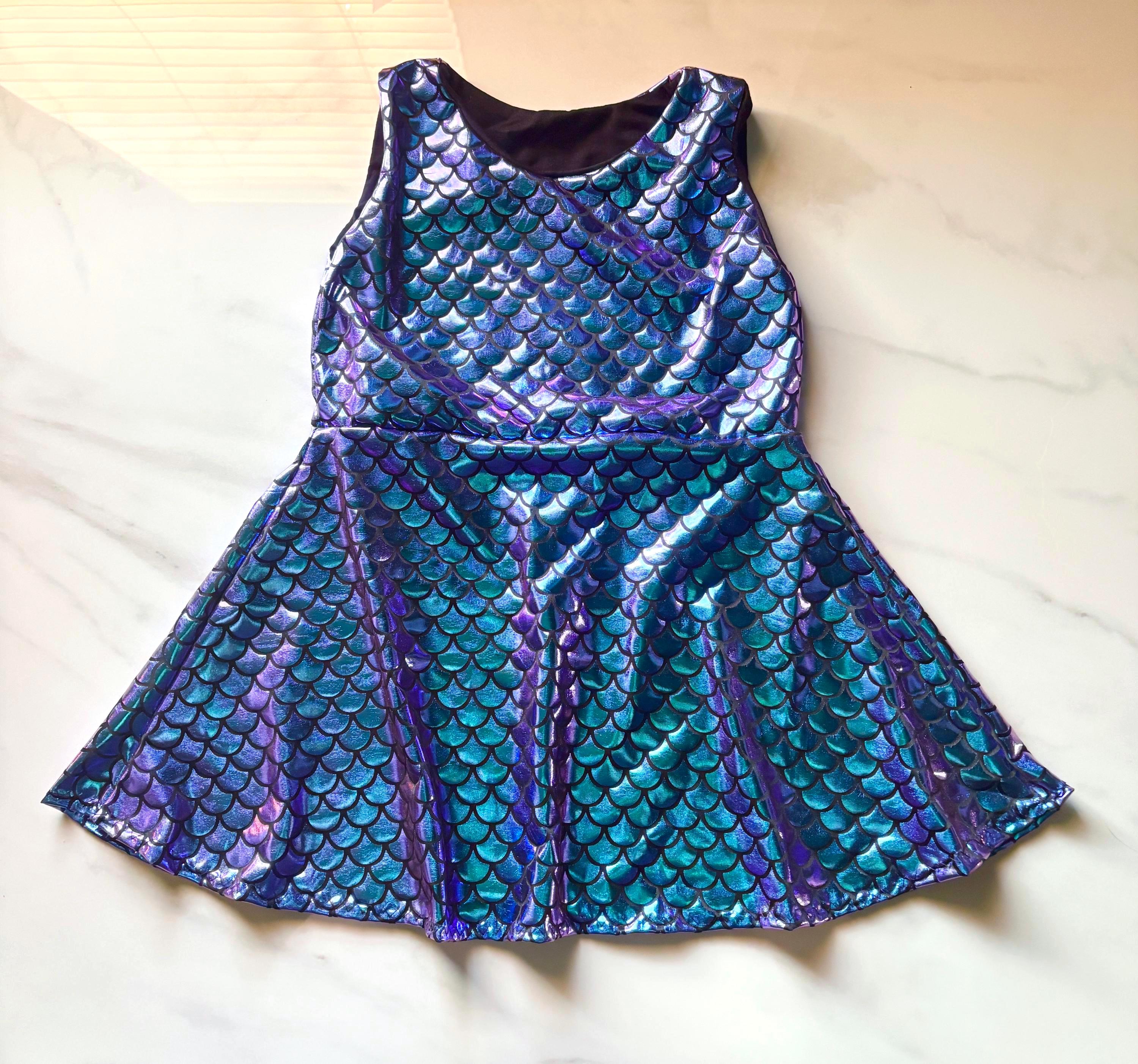 Iridescent Teal Purple Dress - Etsy