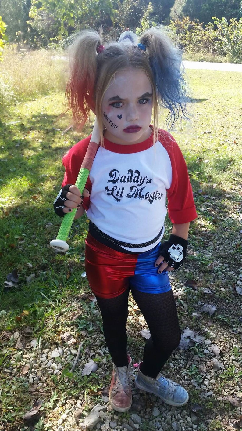 Harley Quinn Shorts costume 6 12 18 24 month 2T 3T 4T 5T 5 6 7 Etsy