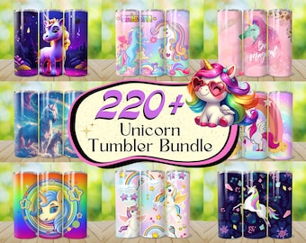 220 + Unicorn Tumbler Wrap Bundle, Horse Tumble, Unicorn Sublimation, Baby Unicorn Tumbler, Sparkly Pretty Unicorn Tumbler, Cute Unicorn Png