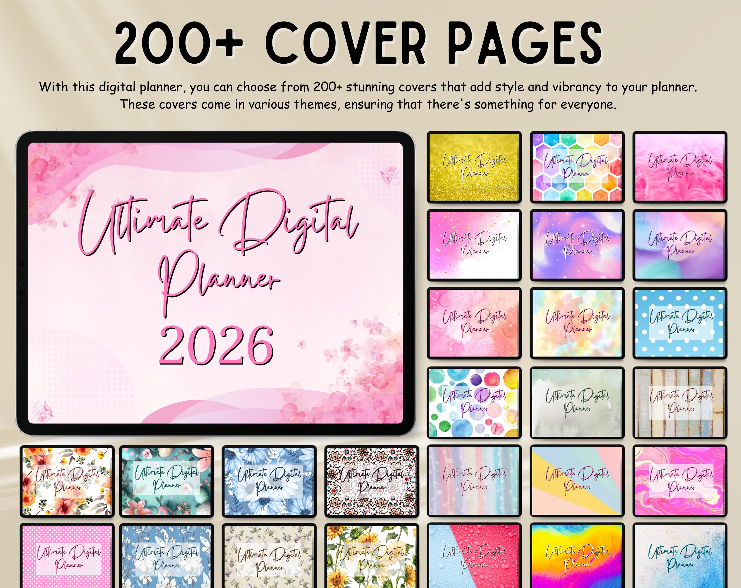 New 2026 2027 2028 All in One Digital Planner, Hyperlink Goodnotes ...