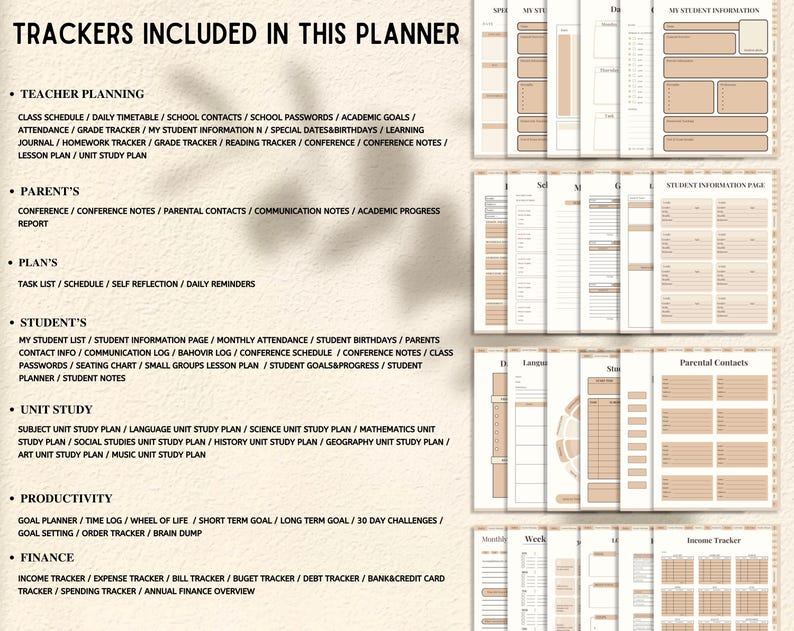 Digital Teacher Planner, 2027 2028 Teaching Planner, Goodnotes Planner, Teacher Journal, Lesson ...