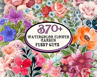 345+ Flower Fussy Cuts Bundle, Mix Flowers Fussy Cuts, Floral Ephemera, Junk Journal Kit, Floral Fussy Cuts, Roses Fussy Cut, Floral Sticker