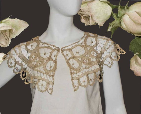 Perfect condition. Your Choice Vintage Battenburg Lace Dress or Sweater Collars