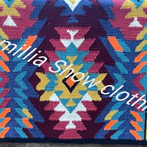 Western Show saddle Blanket, Show Pad, Ranch Pad