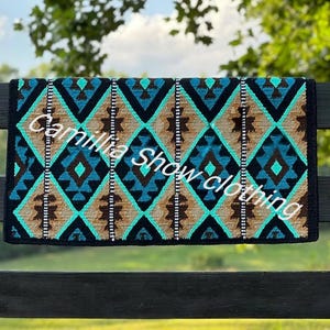Western Show saddle Blanket, Show Pad, Ranch Pad
