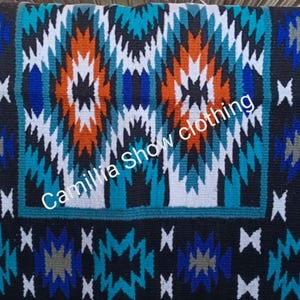 Western Show saddle Blanket, Show Pad, Ranch Pad