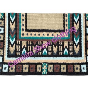 Western Show saddle Blanket, Show Pad, Ranch Pad