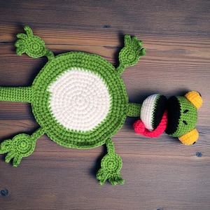 Lustige grüne Eidechse Tier häkeln Untersetzer - Amigurumi flache Untersetzer Eidechse Liebhaber Geschenk - Spaß Küche Dekor häkeln Geschenkidee Weihnachtsgeschenk