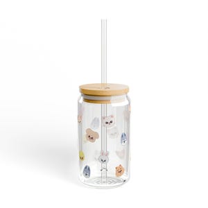 SKZOO Sipper Glass | K-Pop Stray Kids