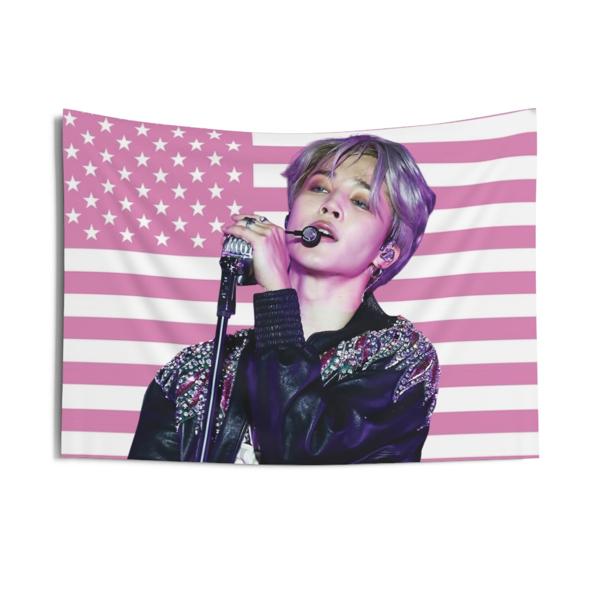 BTS 公式　フラッグ　IMAGE FLAG JIMIN Bts Jimin Flag - Etsy