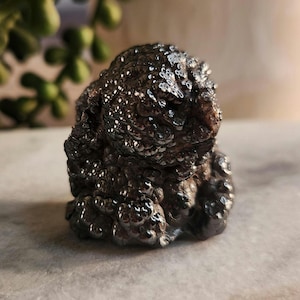 Botryoidal Hematite Specimen | Natural Metallic Cluster | Raw Mineral