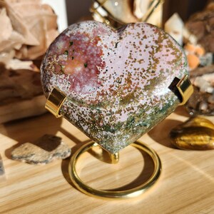 High Grade Ocean Jasper Heart's from Madagascar image 8