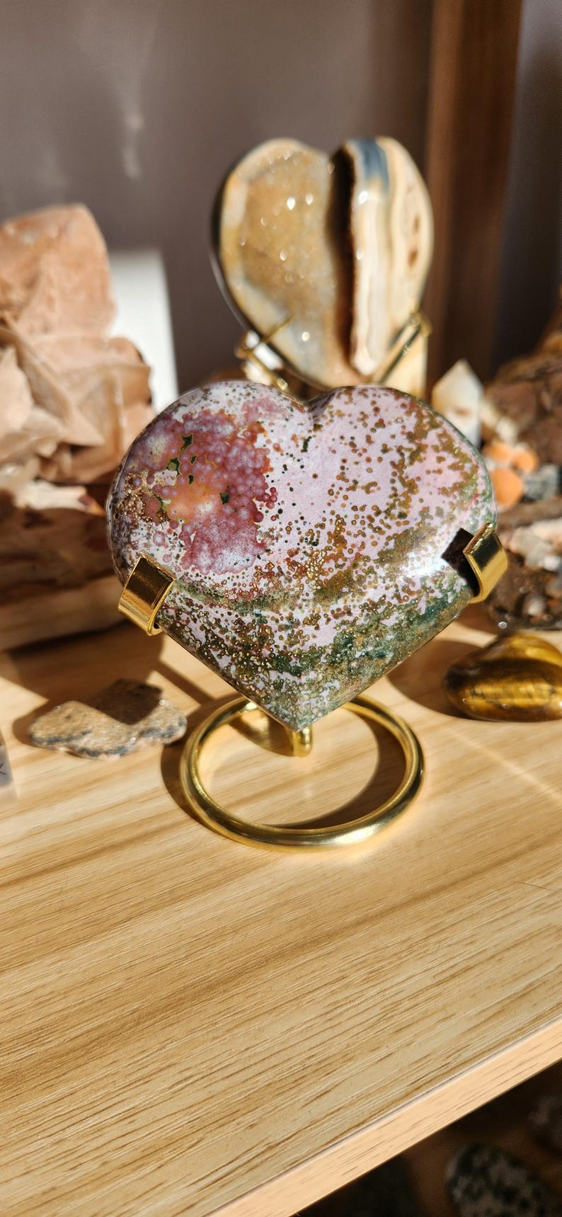 High Grade Ocean Jasper Heart's from Madagascar image 8