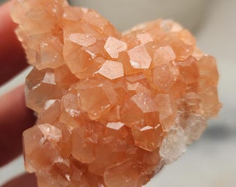 Orange Calcite from Hunan, China