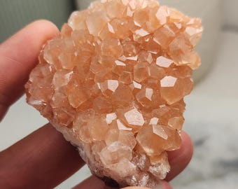 Orange Calcite from Hunan, China