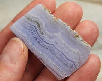 Polished Blue Lace Agate
