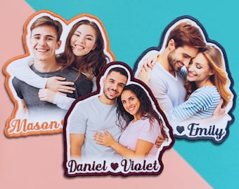 Custom Photo Portrait Patch – Printed & Embroidered Keepsake, Sew/Iron On