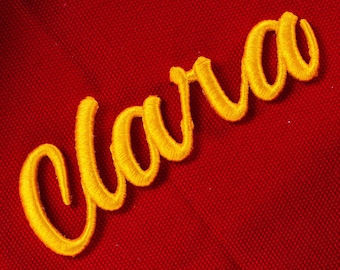 Personalized Name Iron on Patch | Custom Embroidered Name 3D Patches for Backpacks Hats Jackets