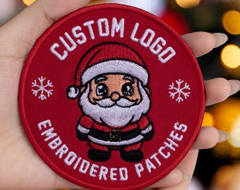 Custom Embroidered Logo Patch: Iron On, Sew On, Hook & Loop