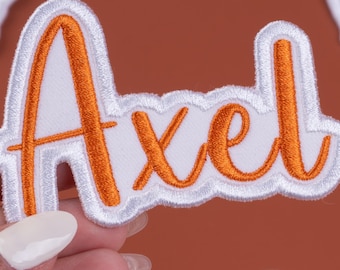 Custom Embroidered Name Patch – Iron-On, Sew-On, Hook & Loop