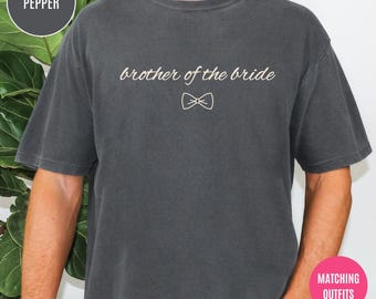 Bijpassende shirts bruiloft voor vader van bruid bruidegom bruidsjonkers, aangepast bruidsfeestshirt