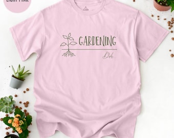Gärtner Shirt Gartenarbeit Duh Pflanzenliebhaber T-Shirt, lustiges Geschenk für Gärtner, minimalistisches Garten-T-Shirt