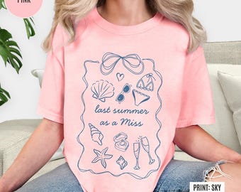 Shirt afgelopen zomer, bruid strandbadfeestje shirt verloving vrijgezellenfeest cadeau