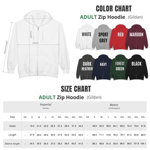 Sudadera con capucha y cremallera para esquí de nieve, sudadera de invierno con capucha con impresión trasera y frontal opcional imagen 15